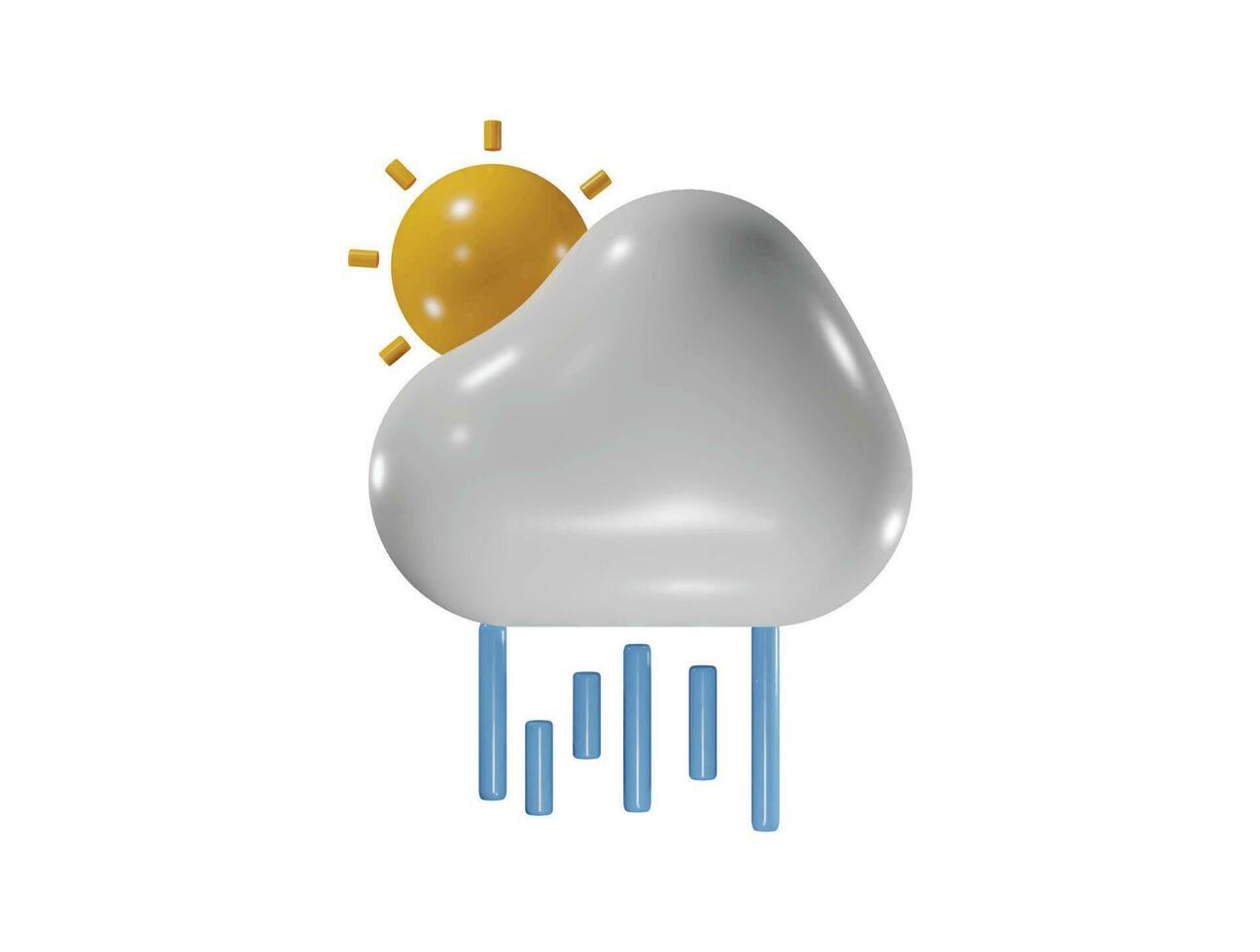 Weather icon 3d illustration vector