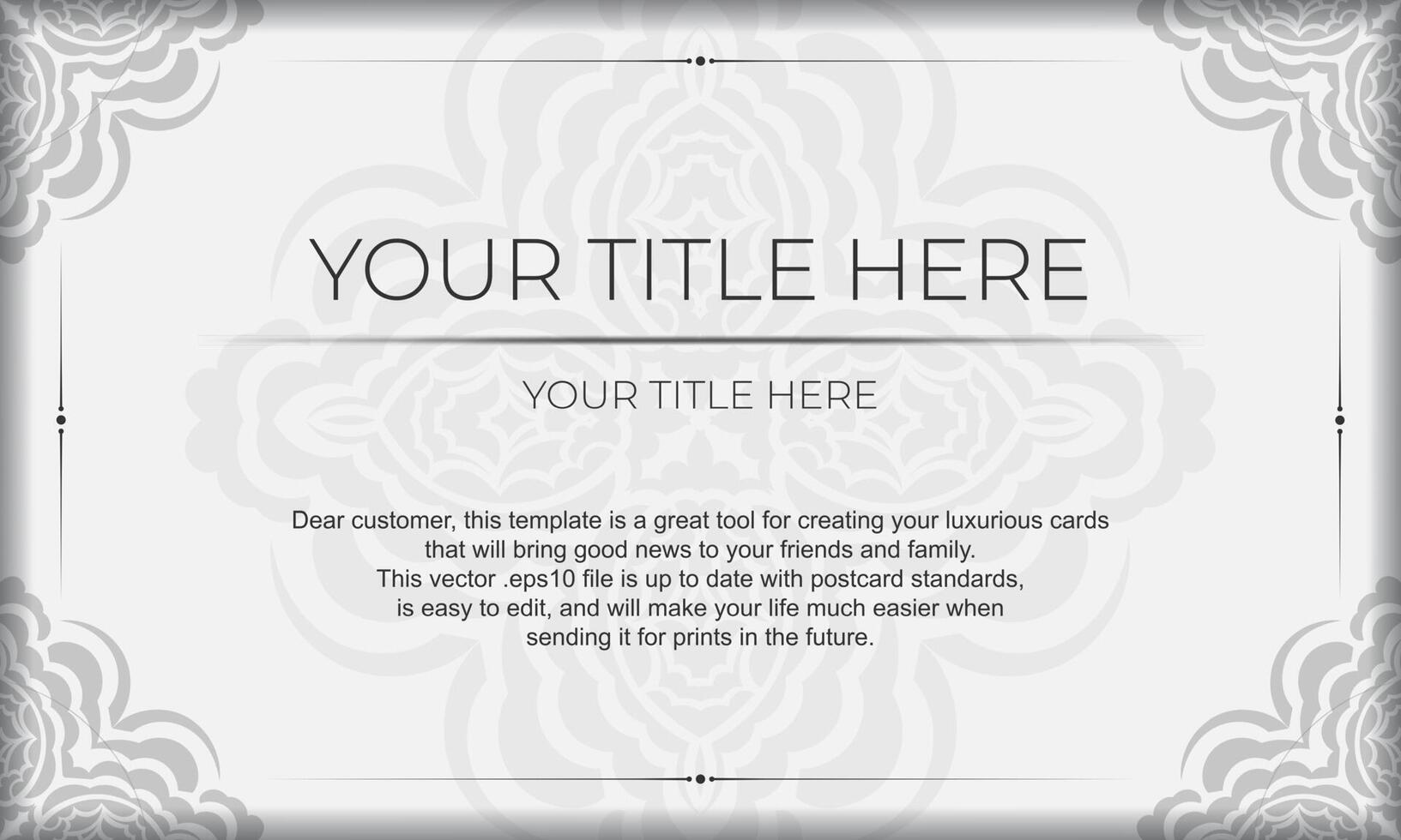 A gray and white background with a floral pattern vector