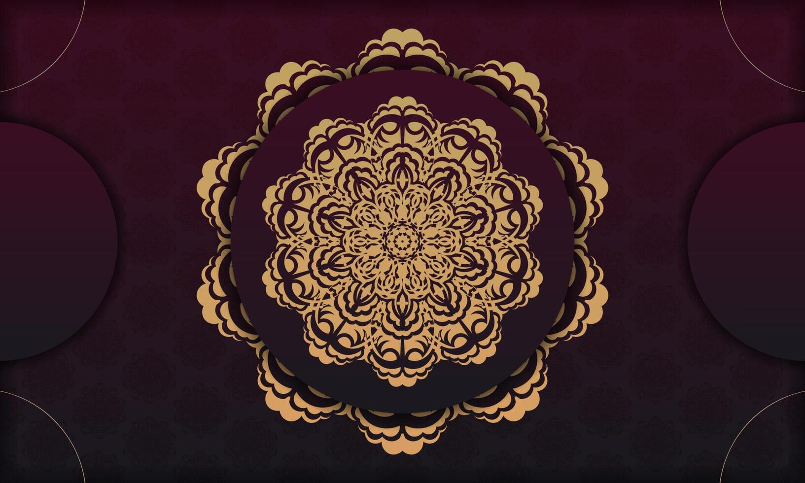 Luxury golden mandala background vector