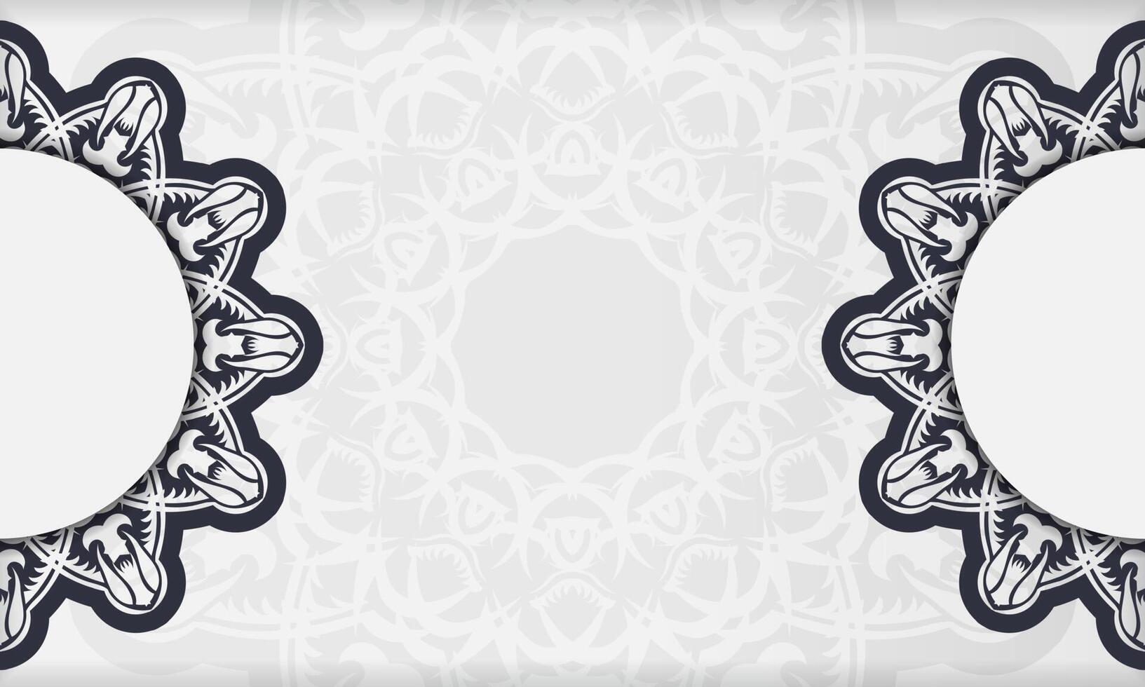 Two frames with ornate designs on a white background vector