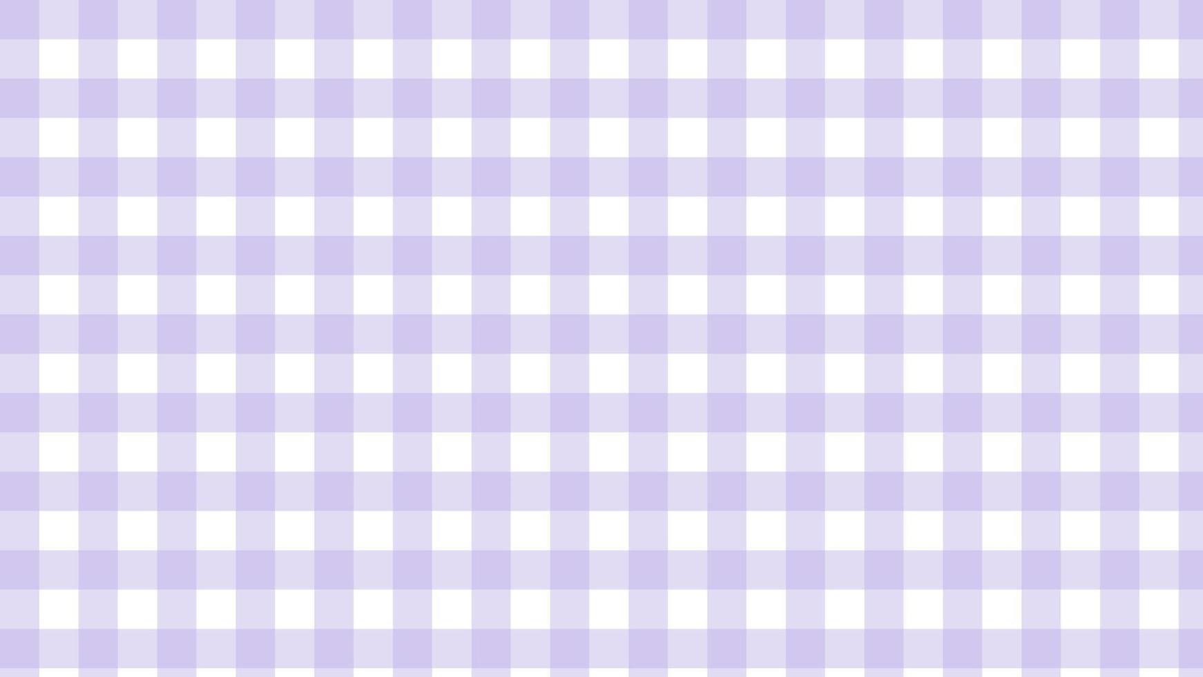 Gingham púrpura pastel lindo estético, cuadros de damas, ilustración de fondo de patrón sin costuras de tablero de ajedrez, perfecto para papel tapiz, telón de fondo, postal, fondo, pancarta vector