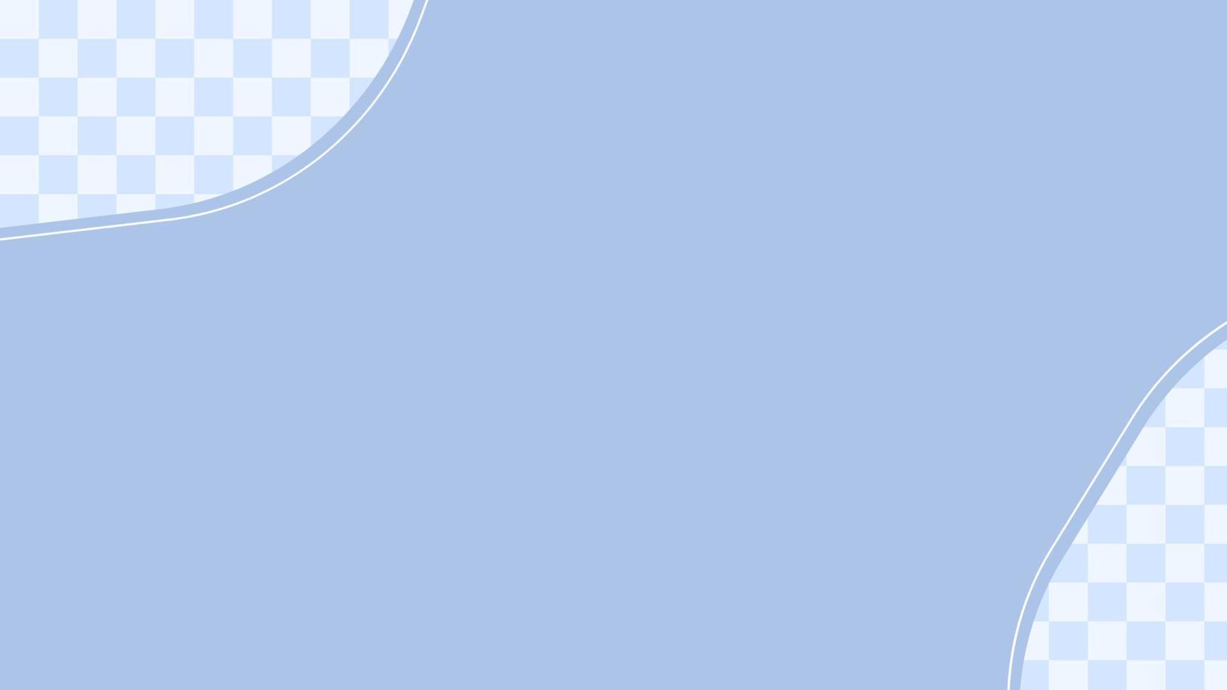 Ilustración de fondo abstracto de damas azul pastel lindo estético, perfecto para papel tapiz, telón de fondo, postal, fondo y pancarta vector