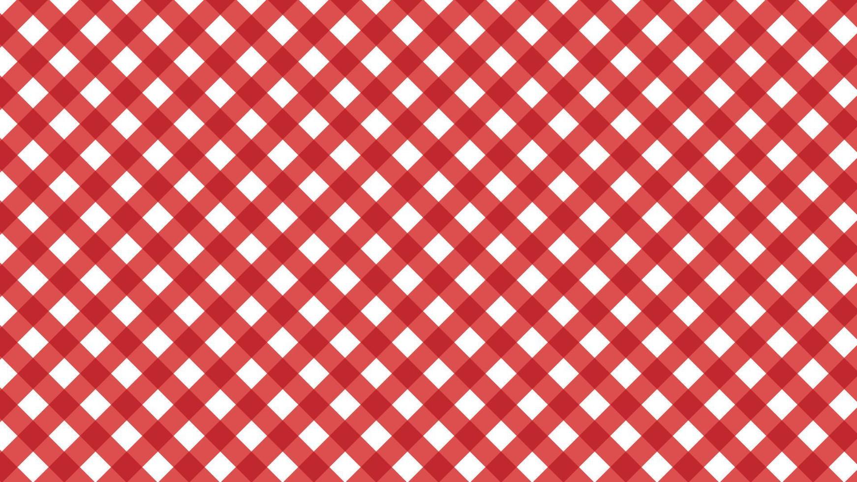 aesthetic cute red gingham check, checkers plaid, checkerboard seamless pattern background illustration, perfect for wallpaper, backdrop, postcard, background, banner vector