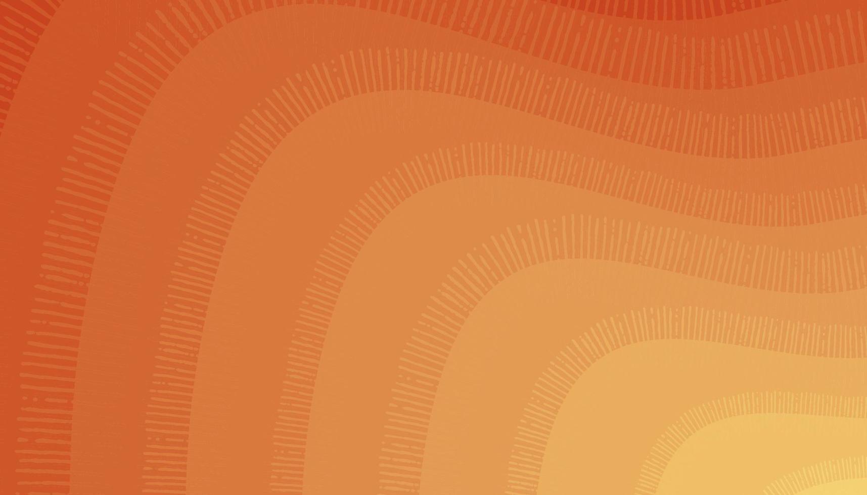 Minimal geometric background. Orange elements with fluid gradient. Dynamic shapes composition. Eps10 vector