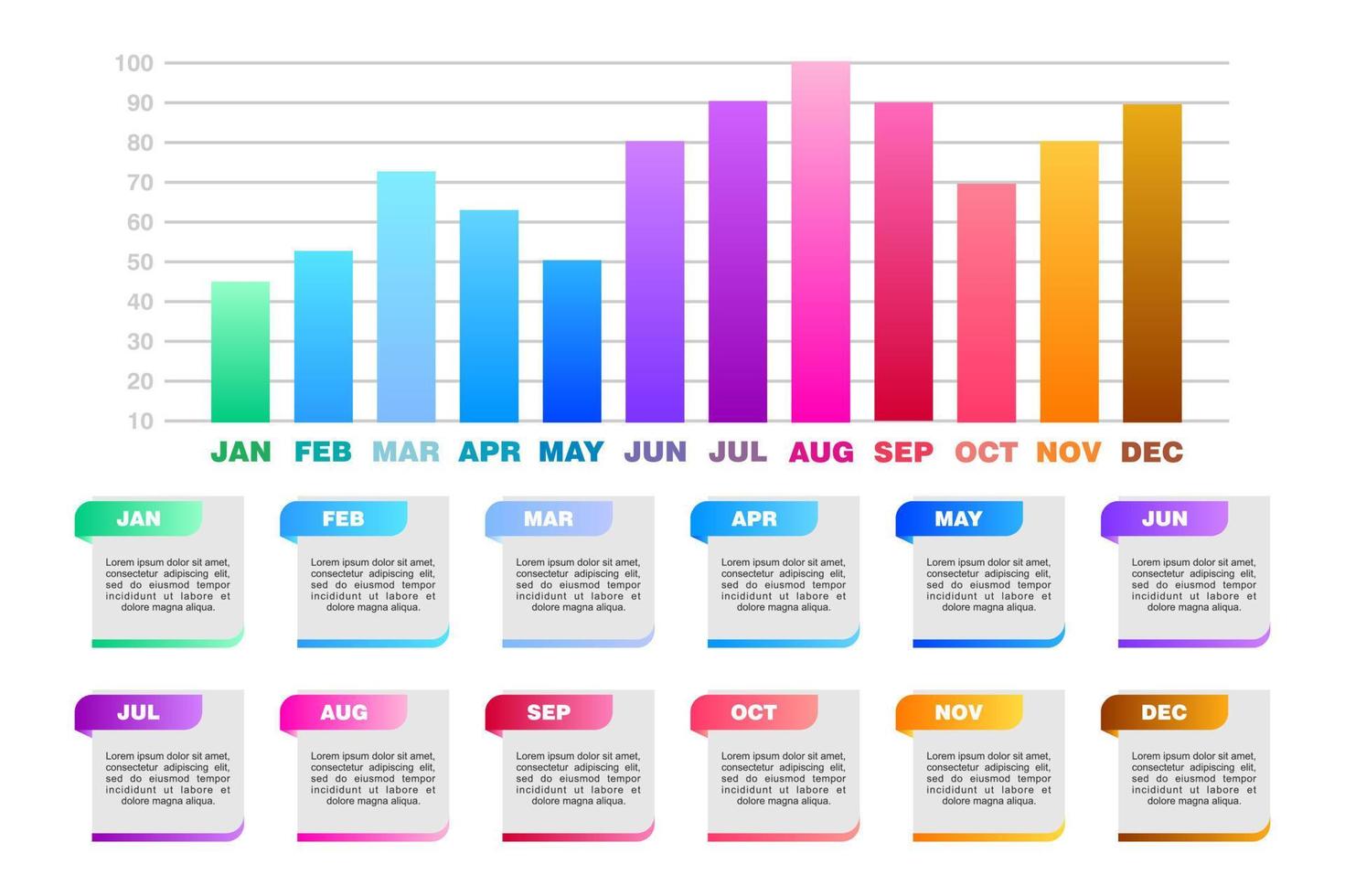 Infographic set information graphic and charts business diagrams vector