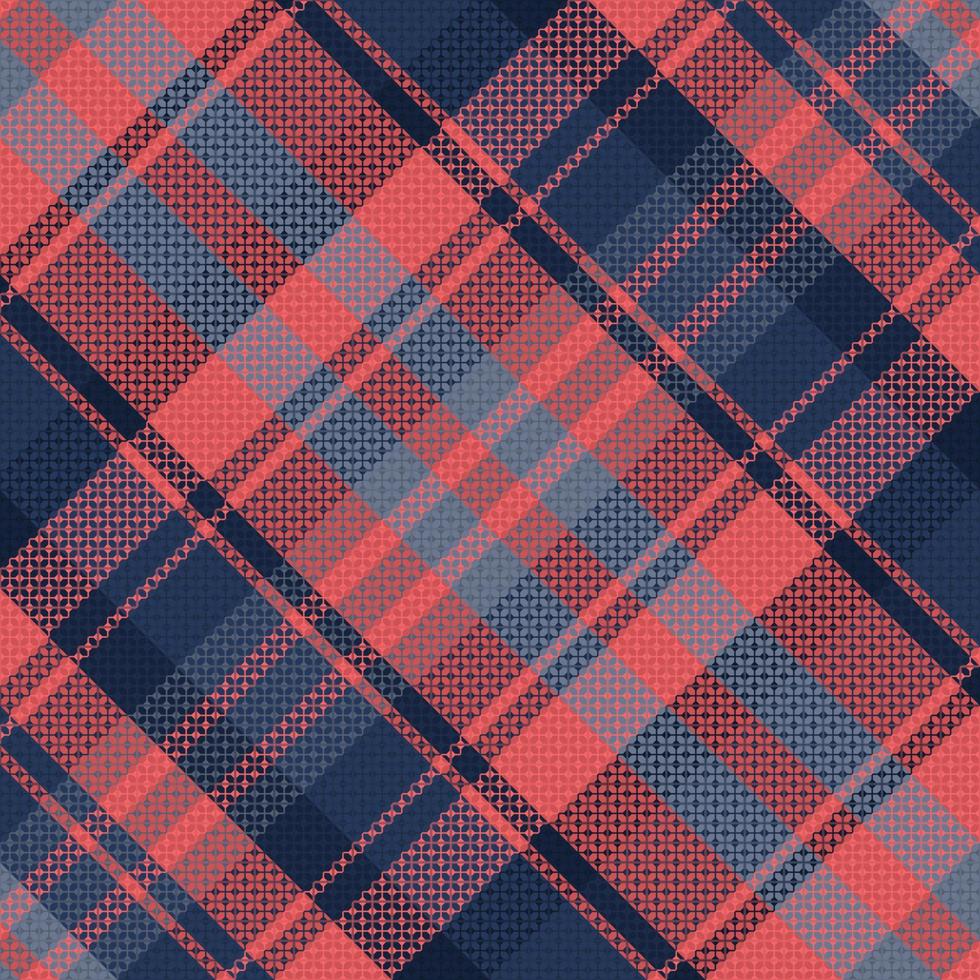 Tartan or plaid night color pattern. vector