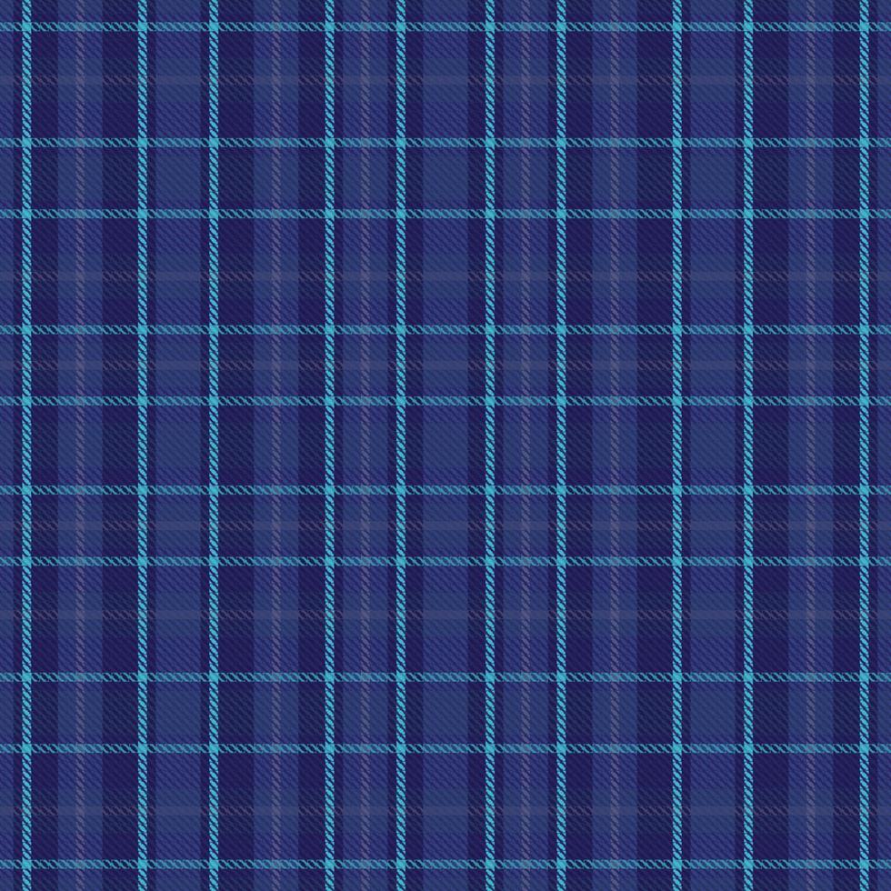 Tartan or plaid night color pattern. vector