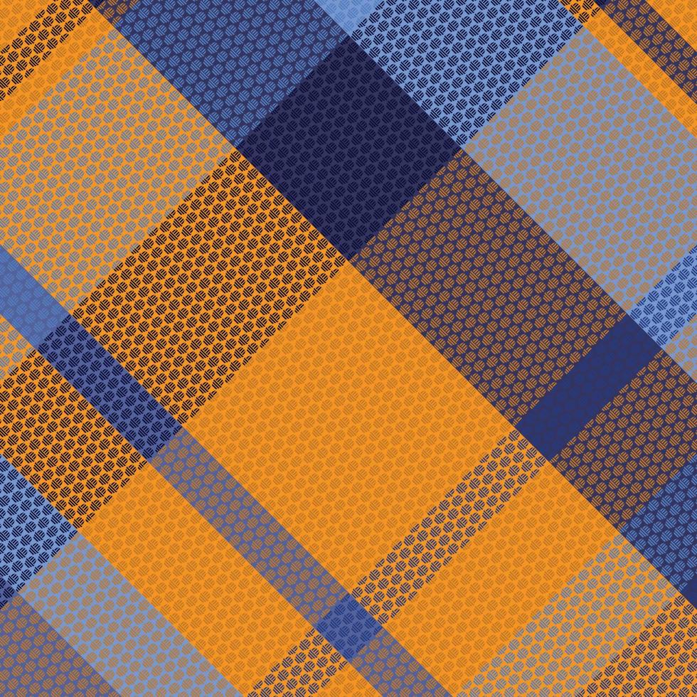 Tartan or plaid night color pattern. vector