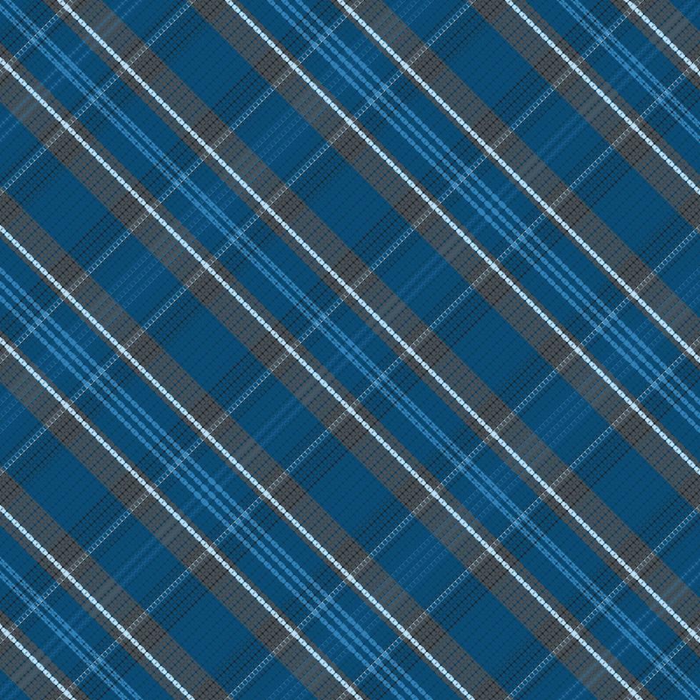 Tartan or plaid night color pattern. vector