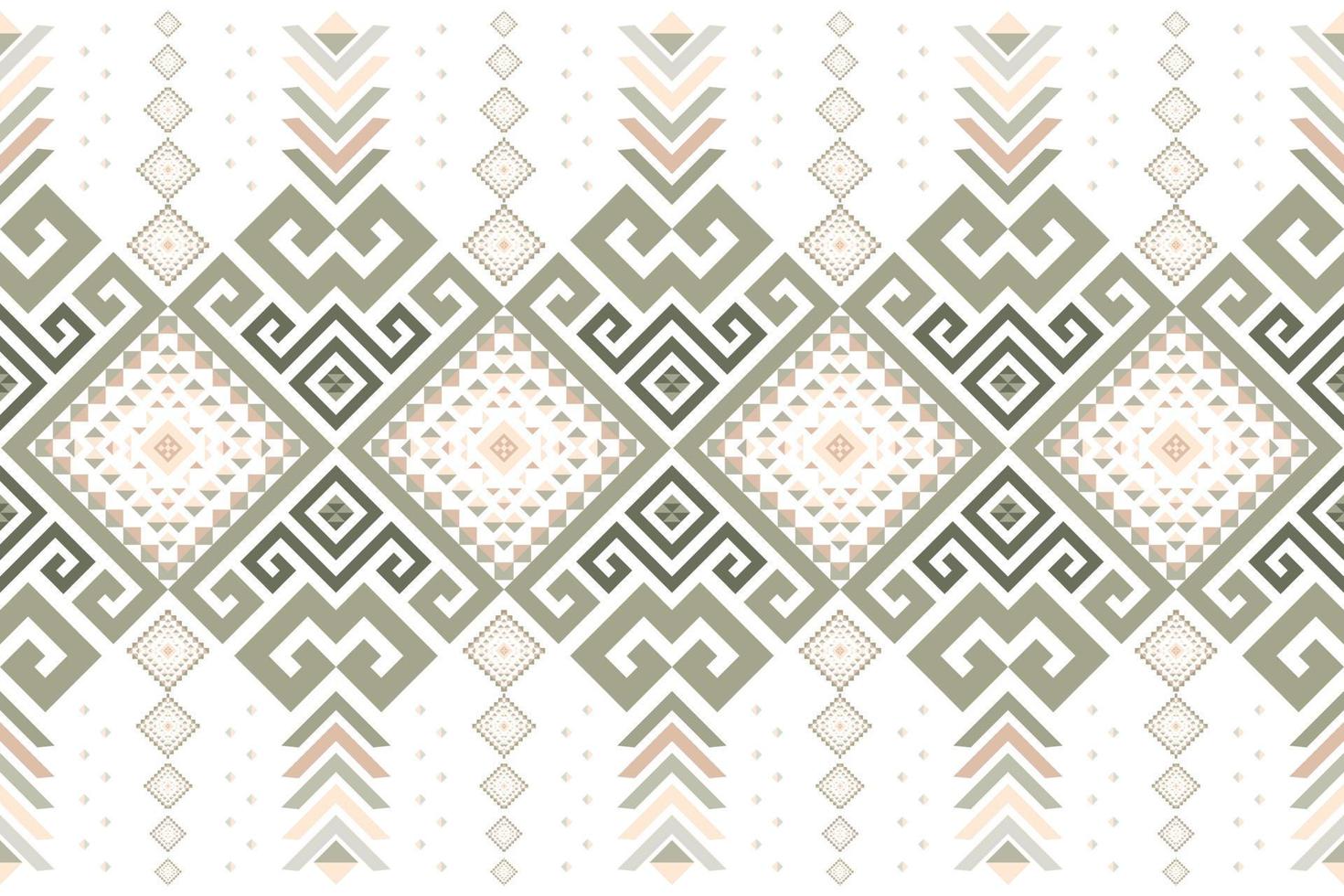 patrón sin fisuras de estilo étnico geométrico. diseño para tela, papel tapiz, fondo, alfombra, ropa. textura vectorial étnica tribal. ilustración vectorial vector