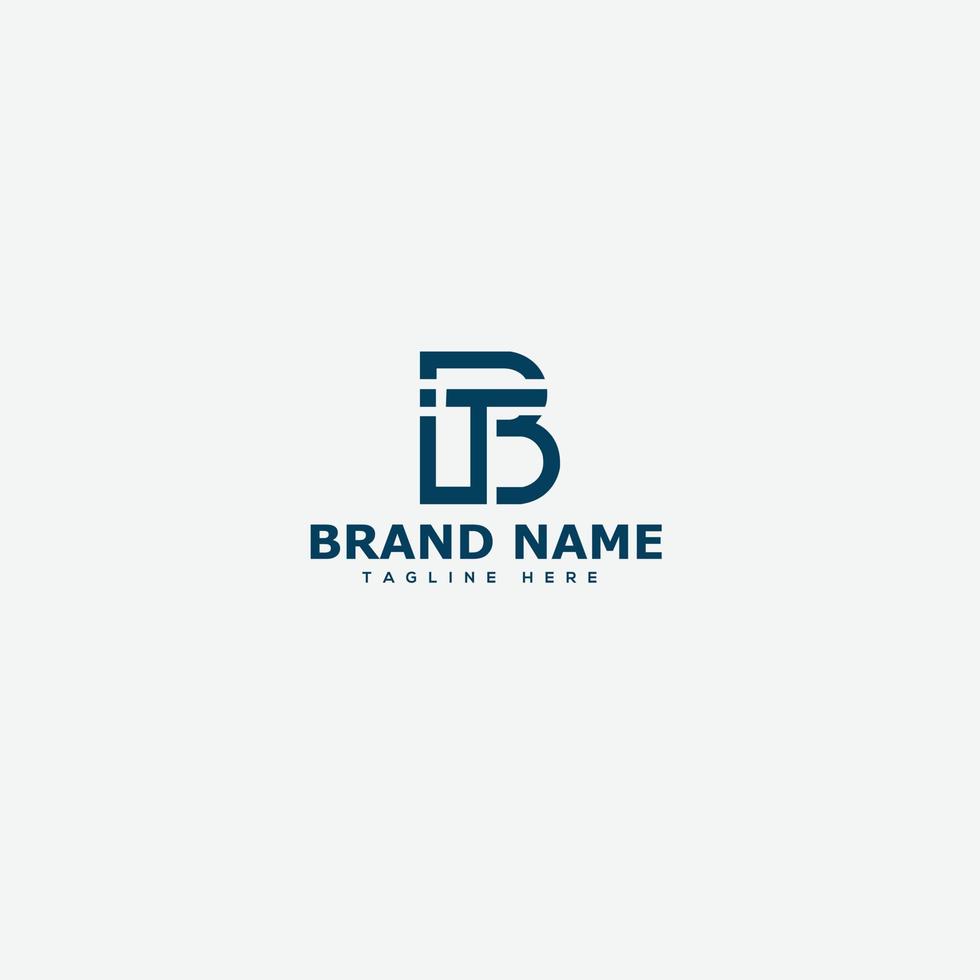 BT Logo Design Template Vector Graphic Branding Element.