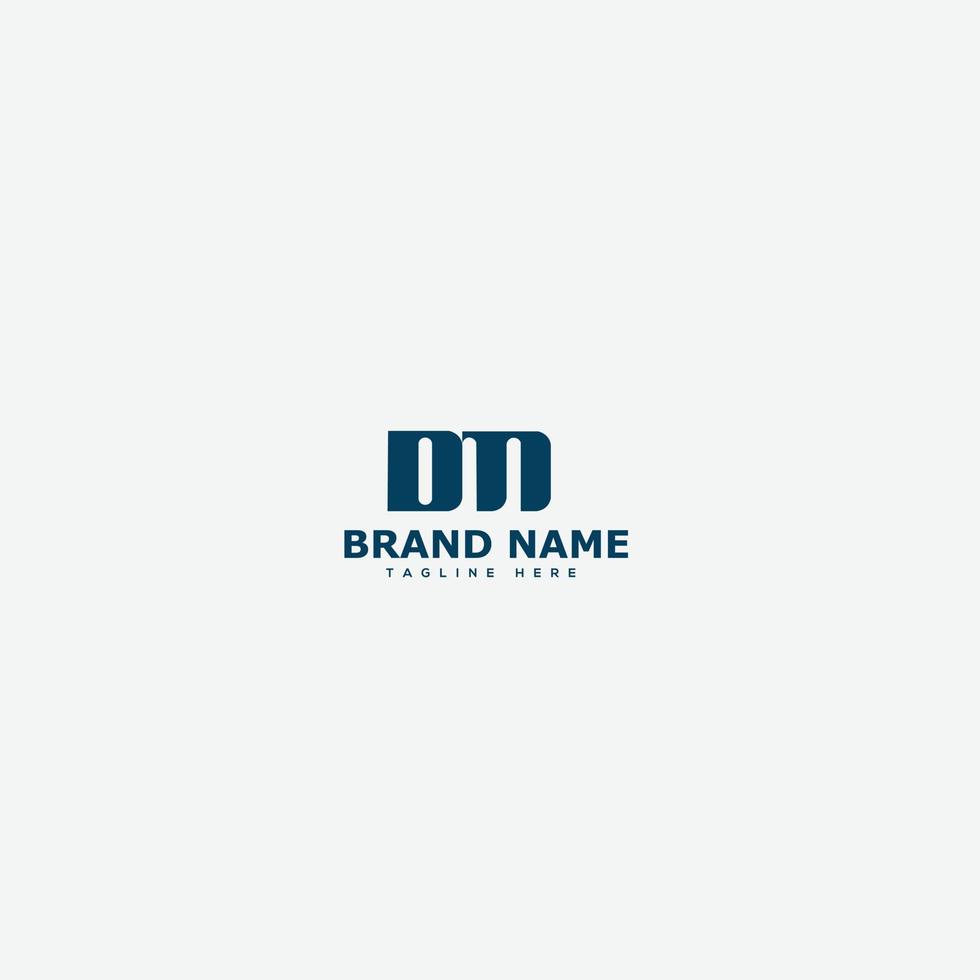 DM Logo Design Template Vector Graphic Branding Element.