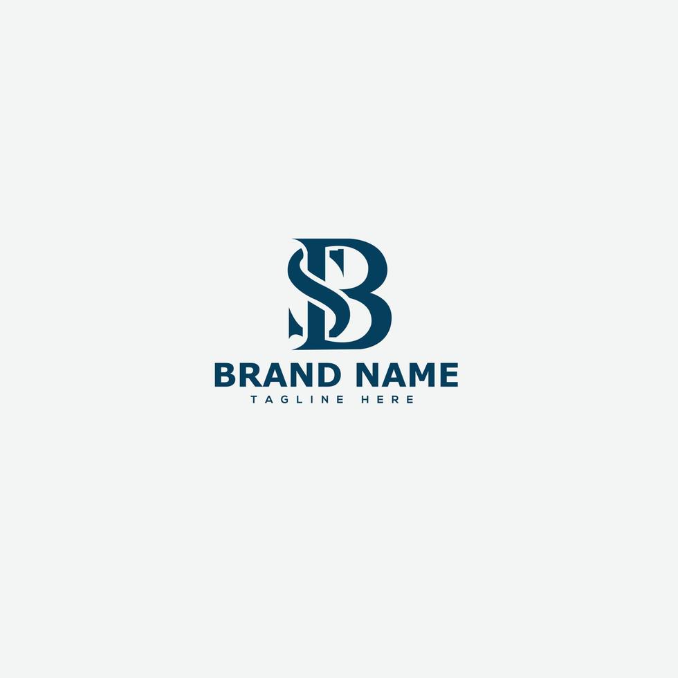 SB Logo Design Template Vector Graphic Branding Element.