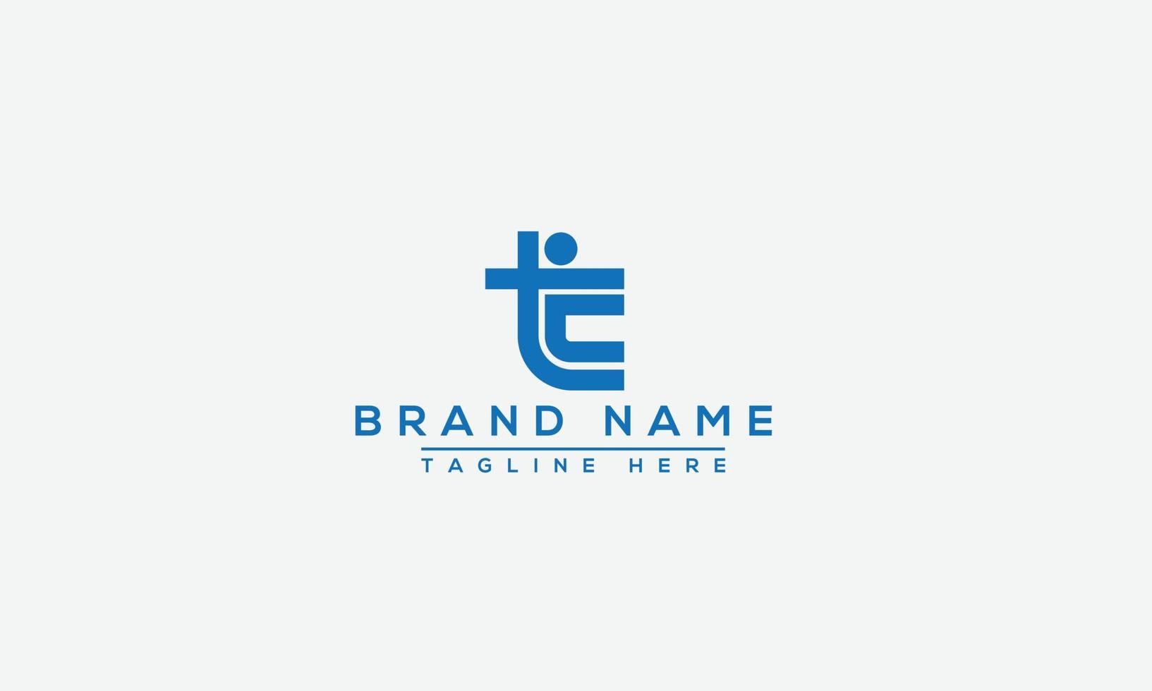 TC logo Design Template Vector Graphic Branding Element.