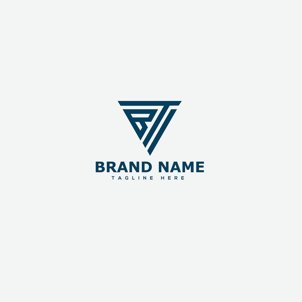 BT Logo Design Template Vector Graphic Branding Element.
