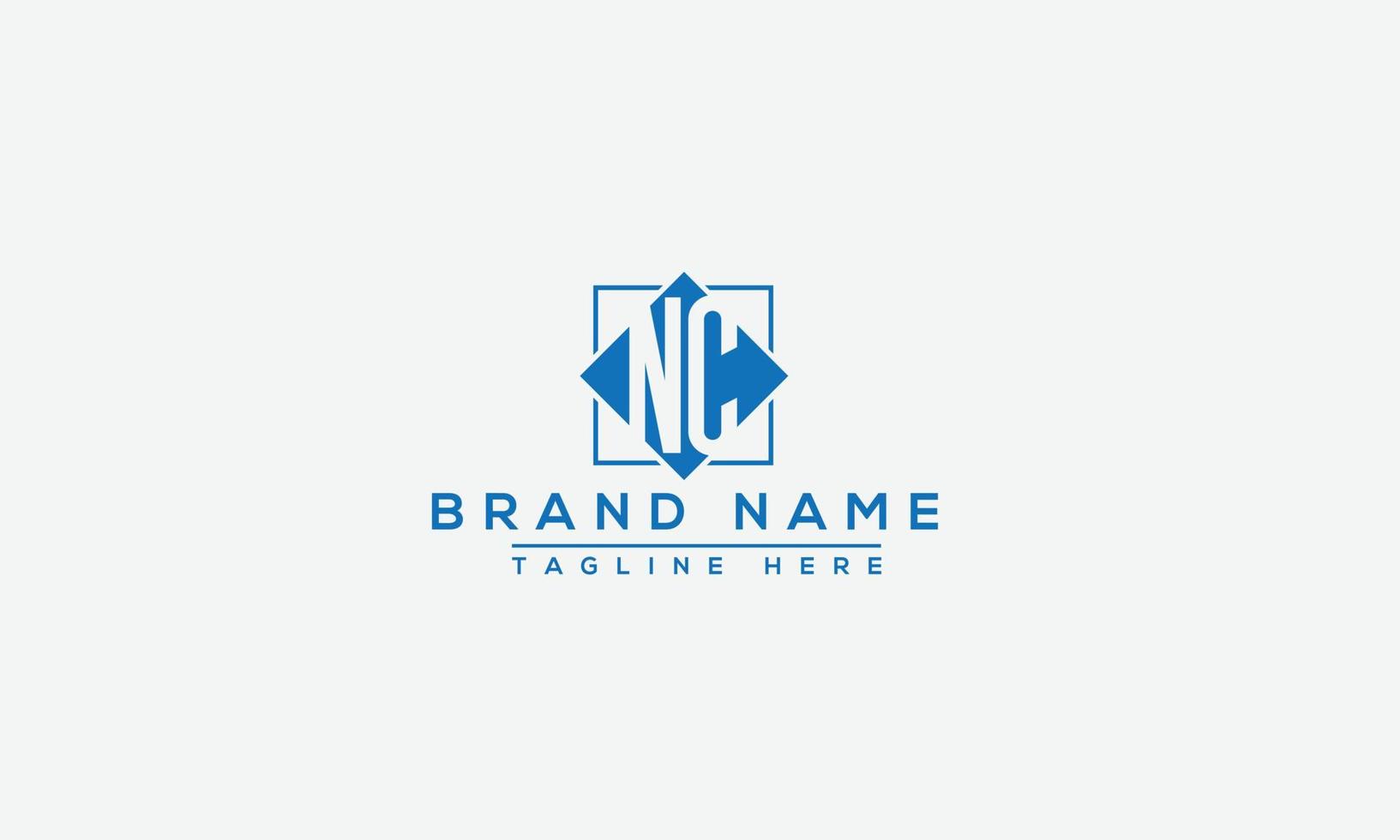 NC Logo Design Template Vector Graphic Branding Element.