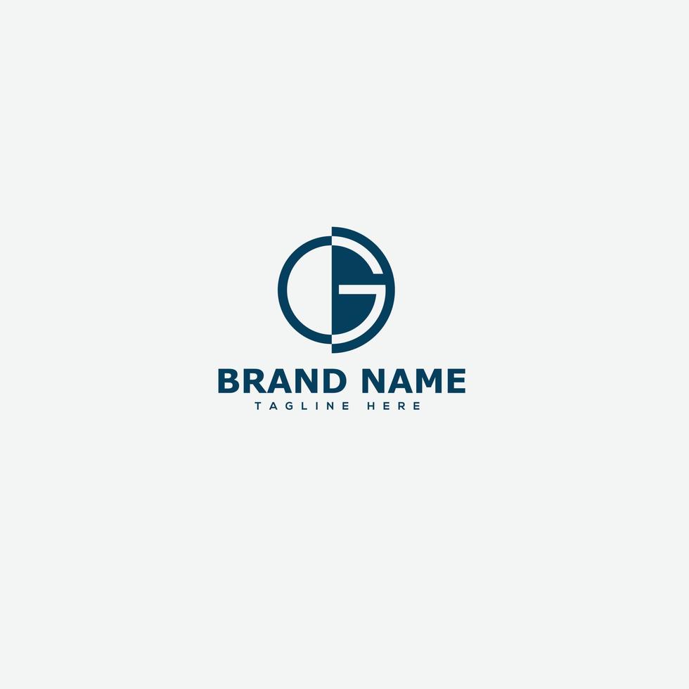 DG Logo Design Template Vector Graphic Branding Element.