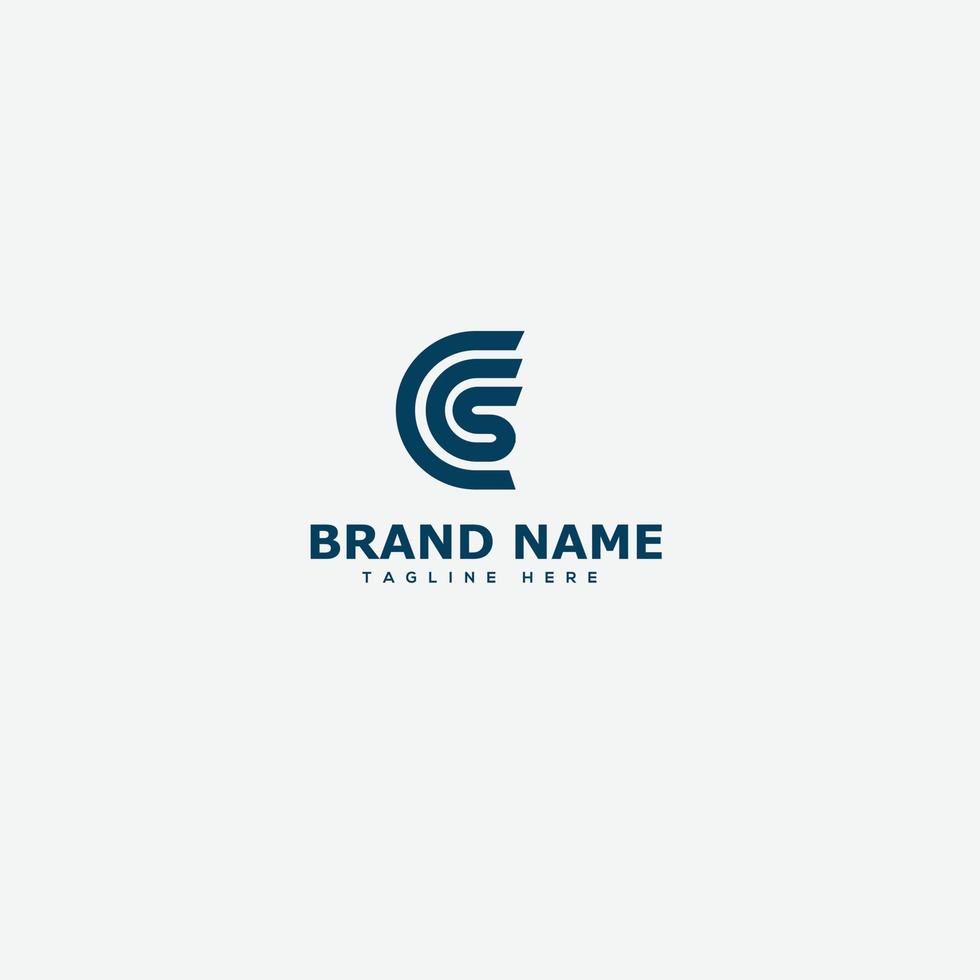 CS Logo Design Template Vector Graphic Branding Element.