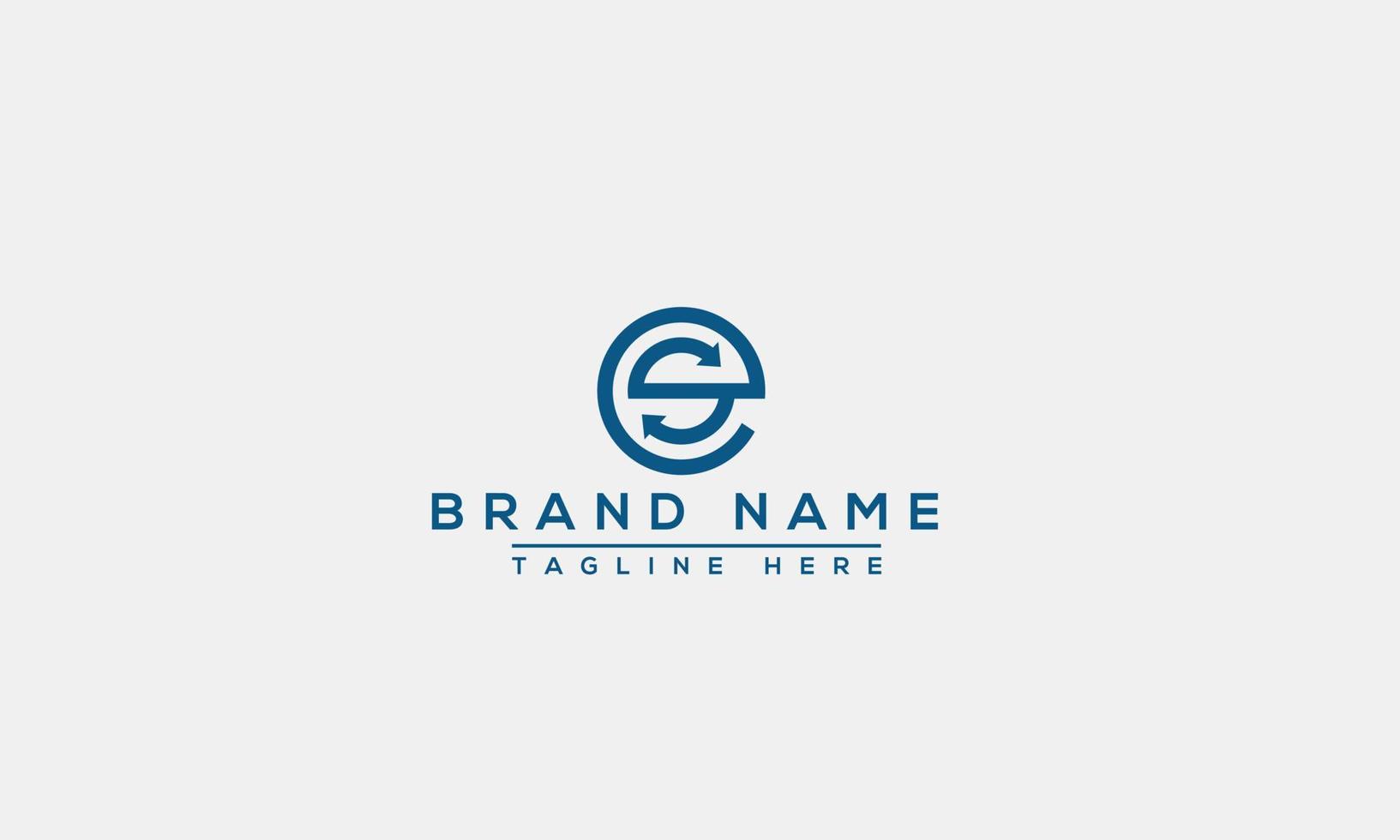 ES Logo Design Template Vector Graphic Branding Element