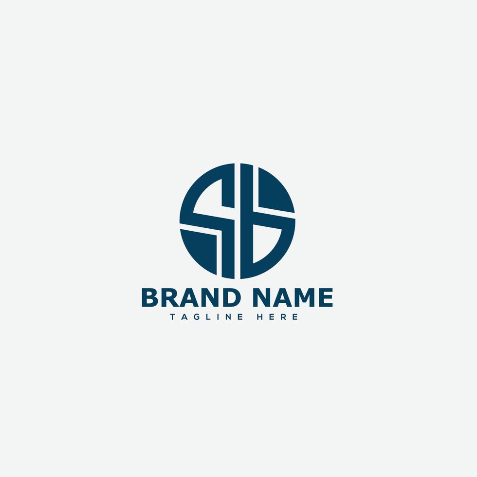 SB Logo Design Template Vector Graphic Branding Element.