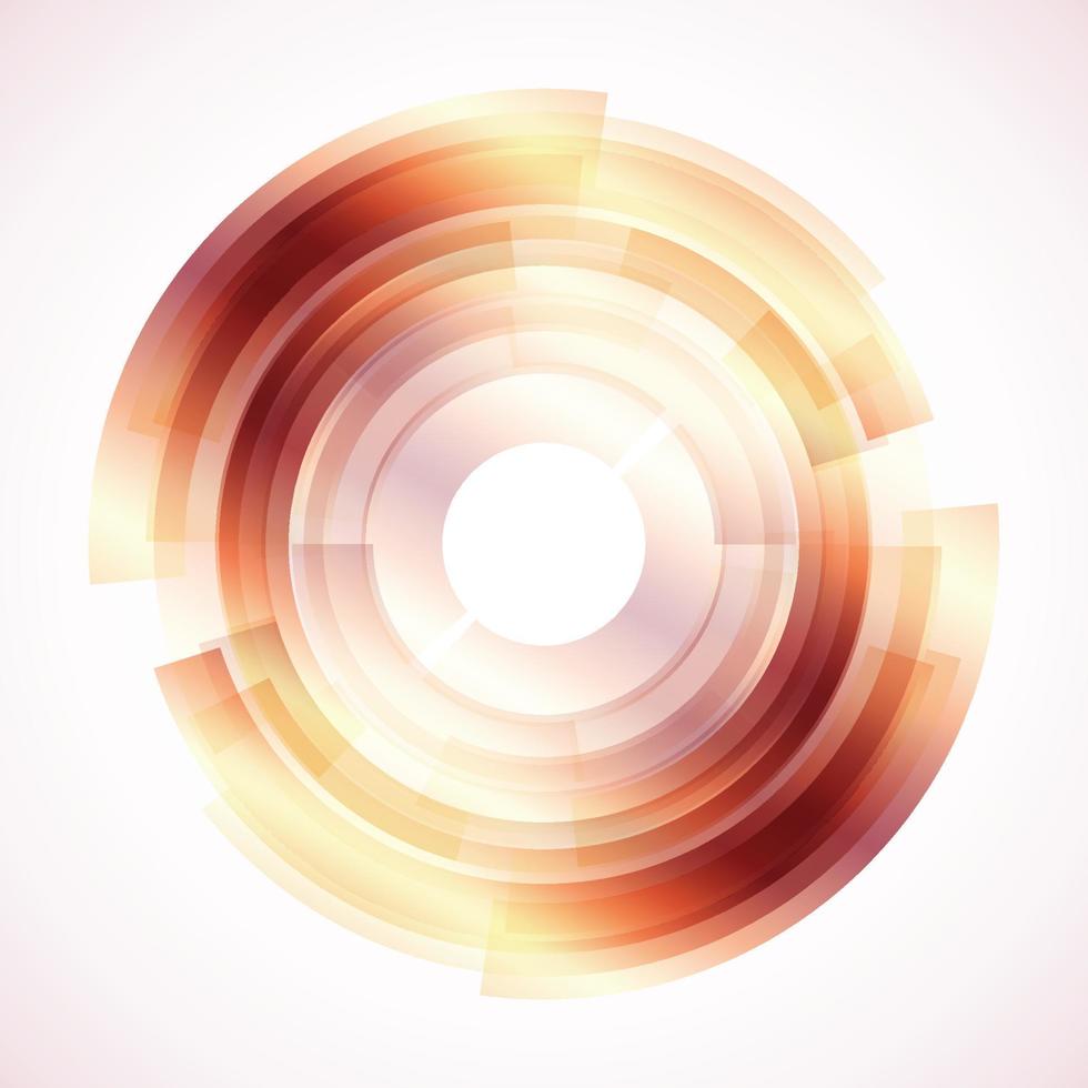 Geometric frame from circles, vector abstract background, wallpaper