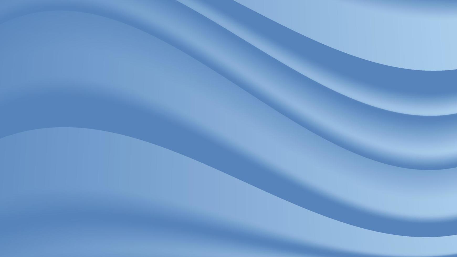 Fondo de patrón de línea de curva azul abstracto vector