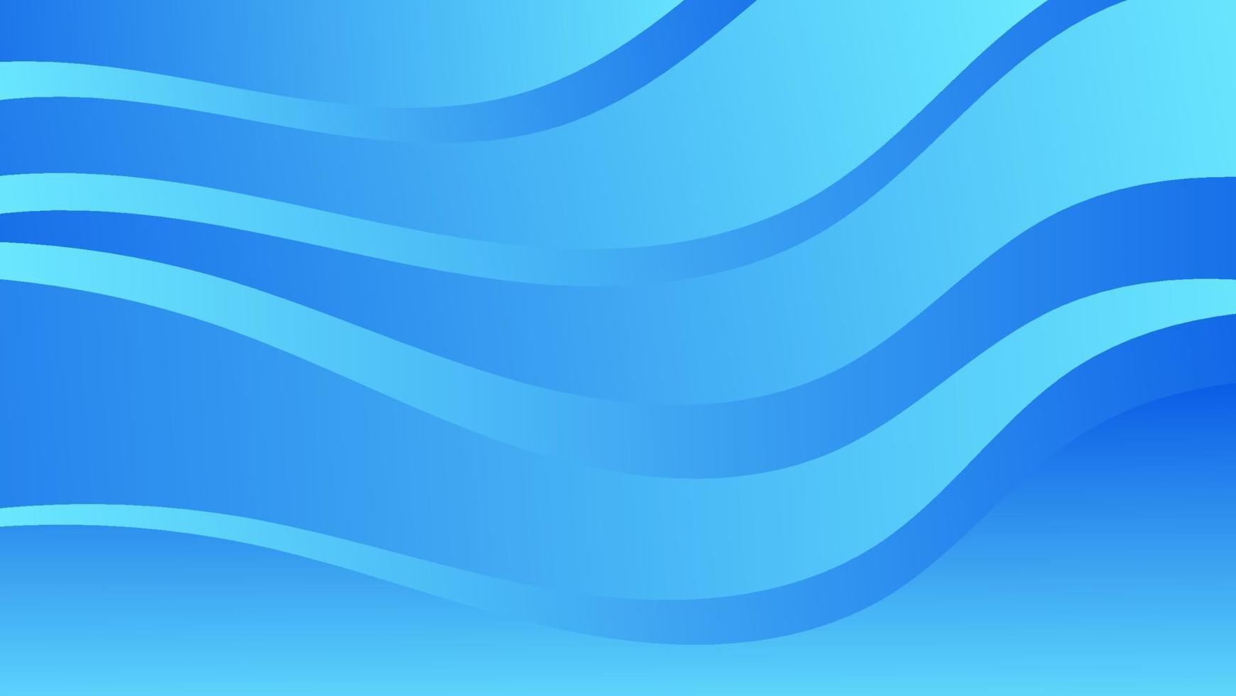 abstract blue background with curve pattern vector