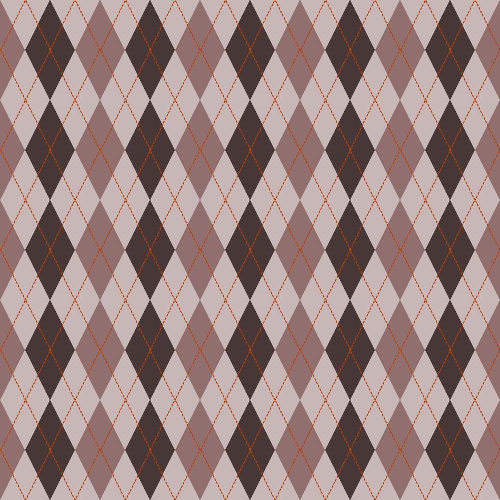 brown and argyle  pattern background vector