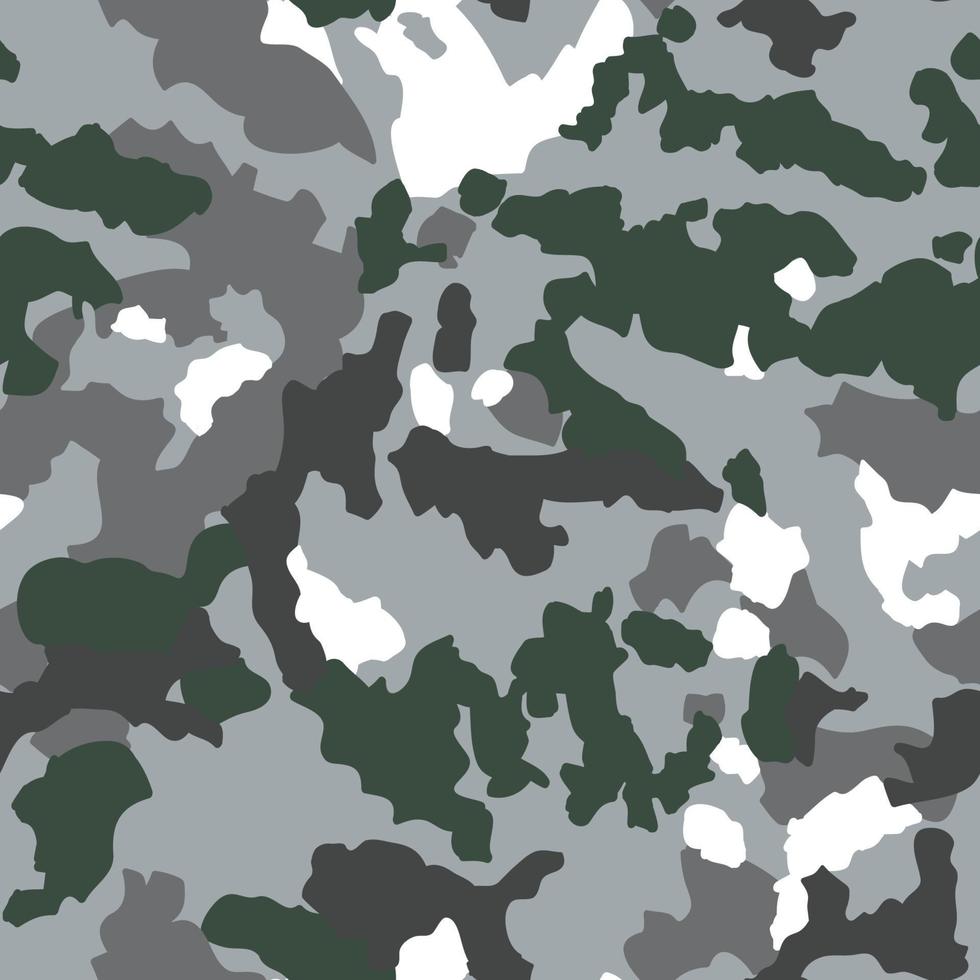 Abstract camouflage seamless repeat pattern vector
