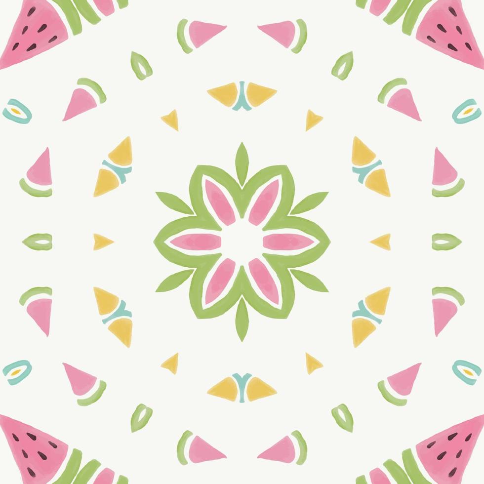 Abstract kaleidoscope background. Beautiful kaleidoscope seamless pattern. Multicolor mosaic texture. Seamless kaleidoscope texture. Unique kaleidoscope design vector