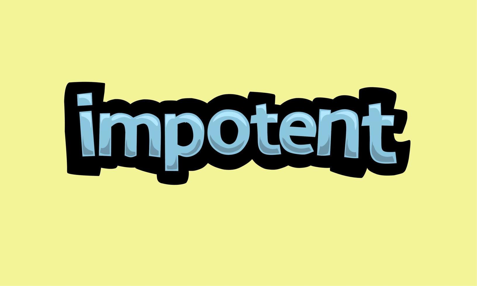 IMPEDANCE writing vector design on a yellow background