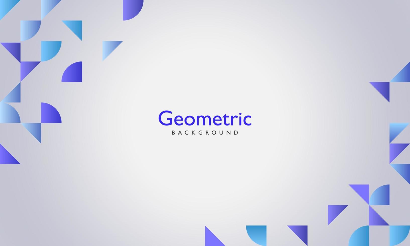 Geometric abstract shapes gradient background vector