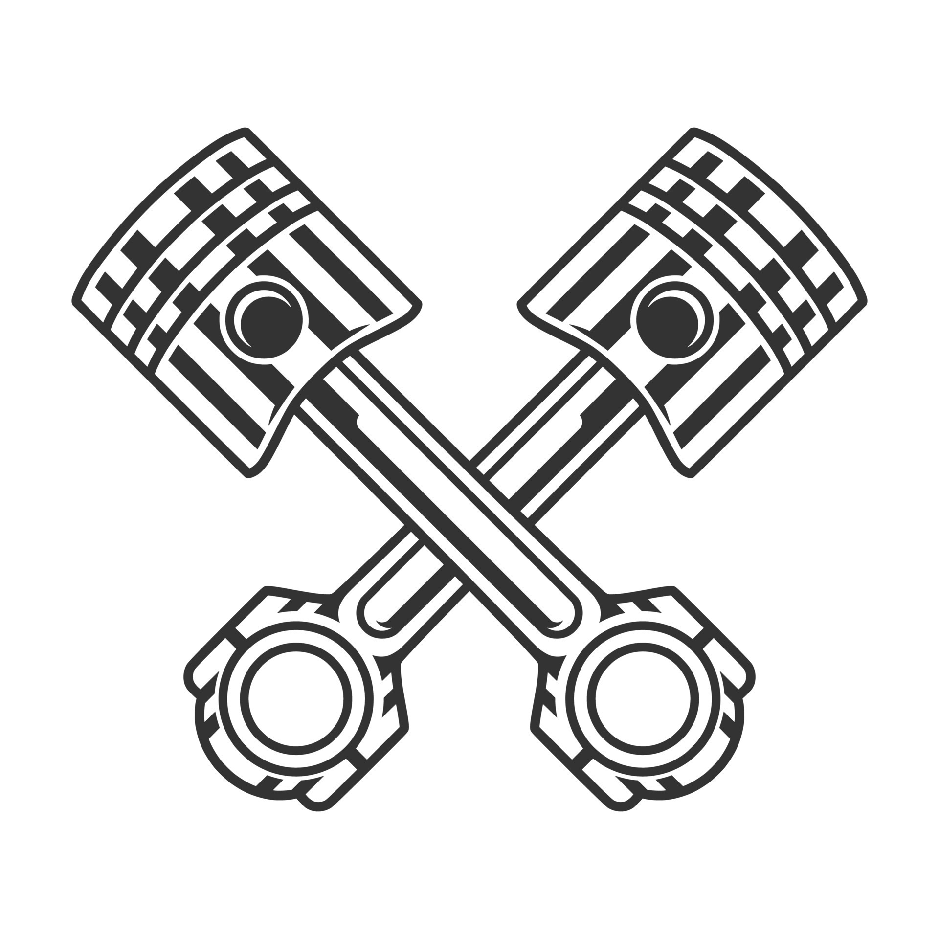 illustration of engine piston on white background 11116205 Vector Art