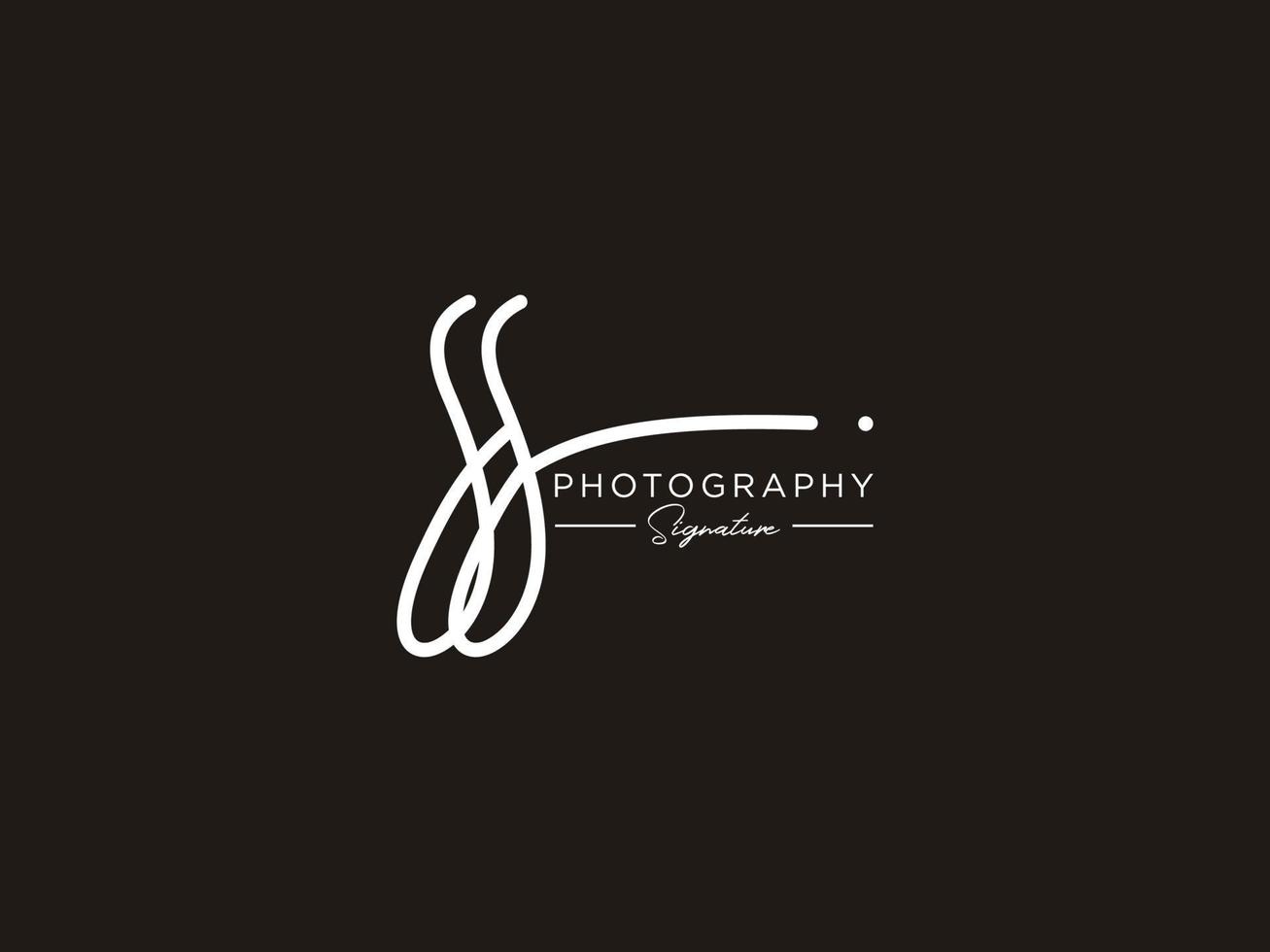 Letter SS Signature Logo Template Vector