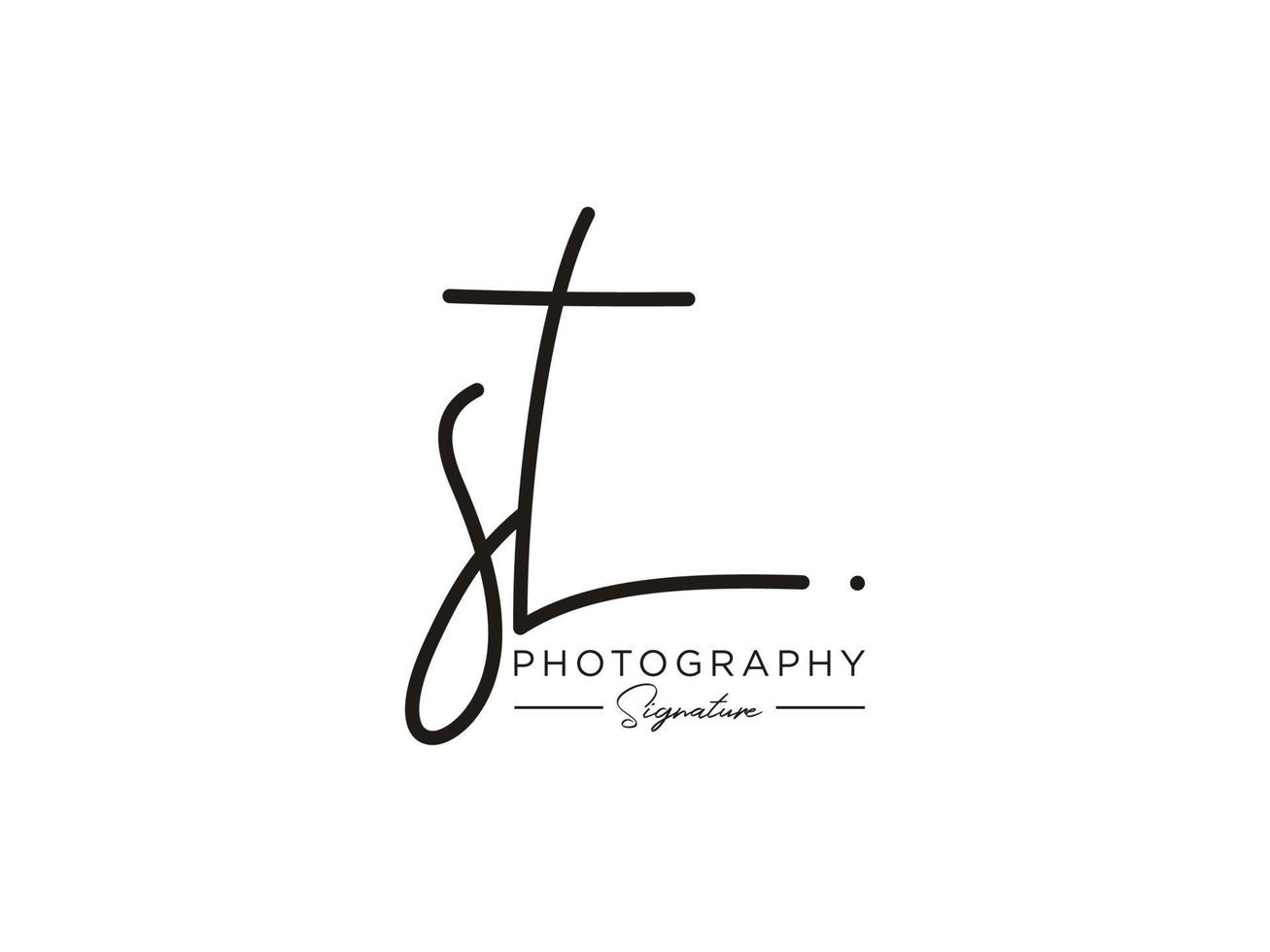 Letter ST Signature Logo Template Vector