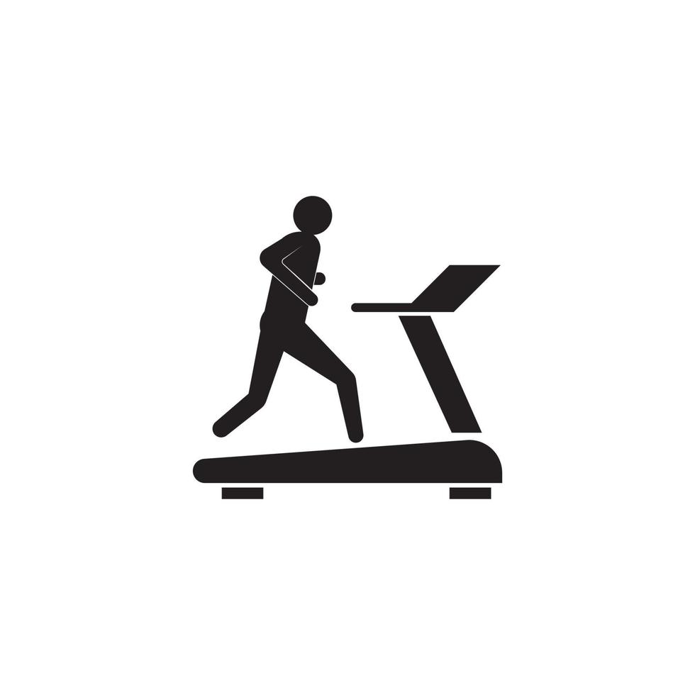 Treadmil icon  vector illustration template design