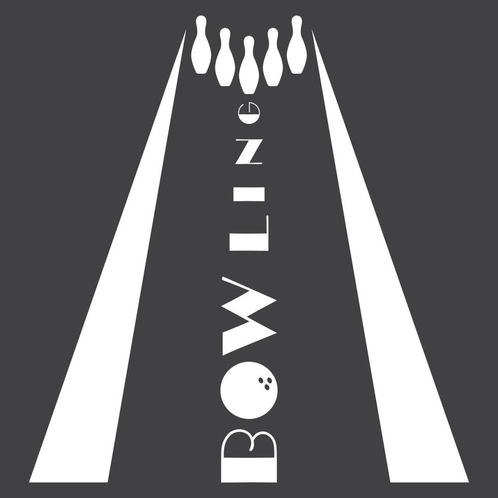 bowling icon vector