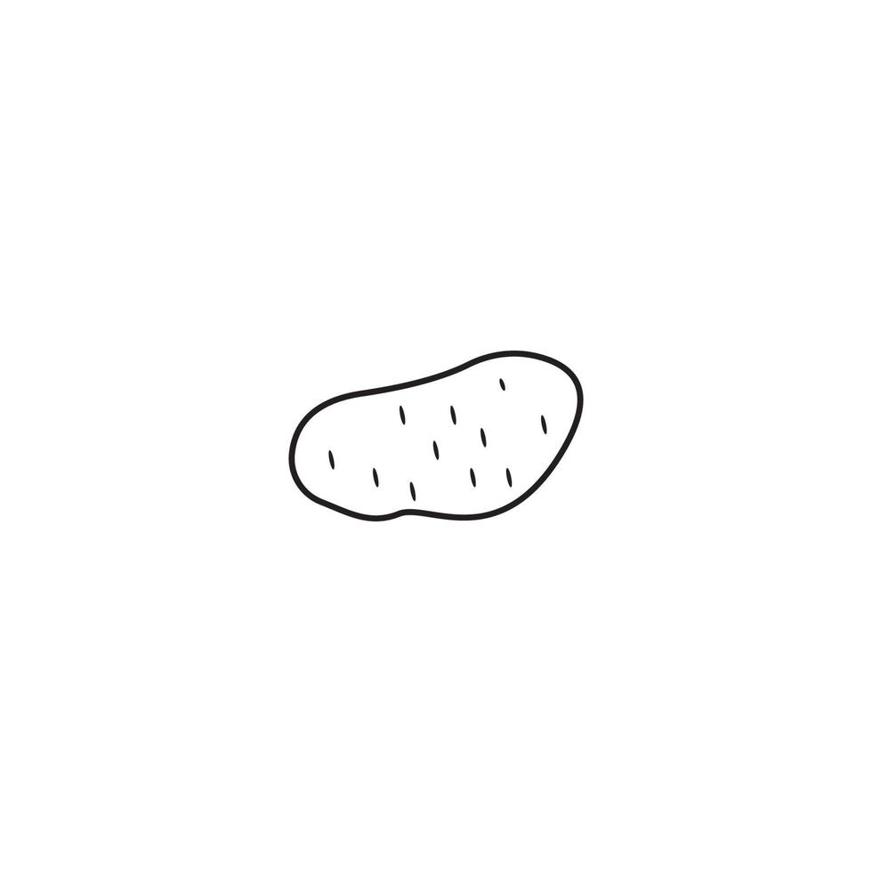 potato icon Dragon logo background, vector illustration template design