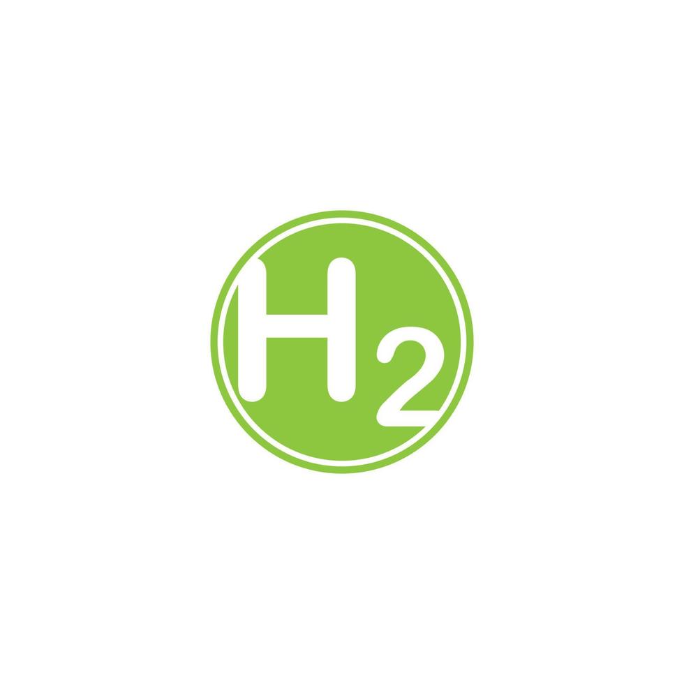 Hiydrogen logo vector illustration template design.