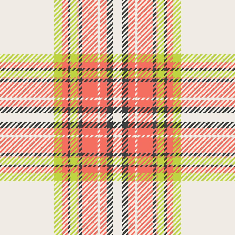 Plaid check pattern. Seamless fabric texture. Tartan textile print. vector