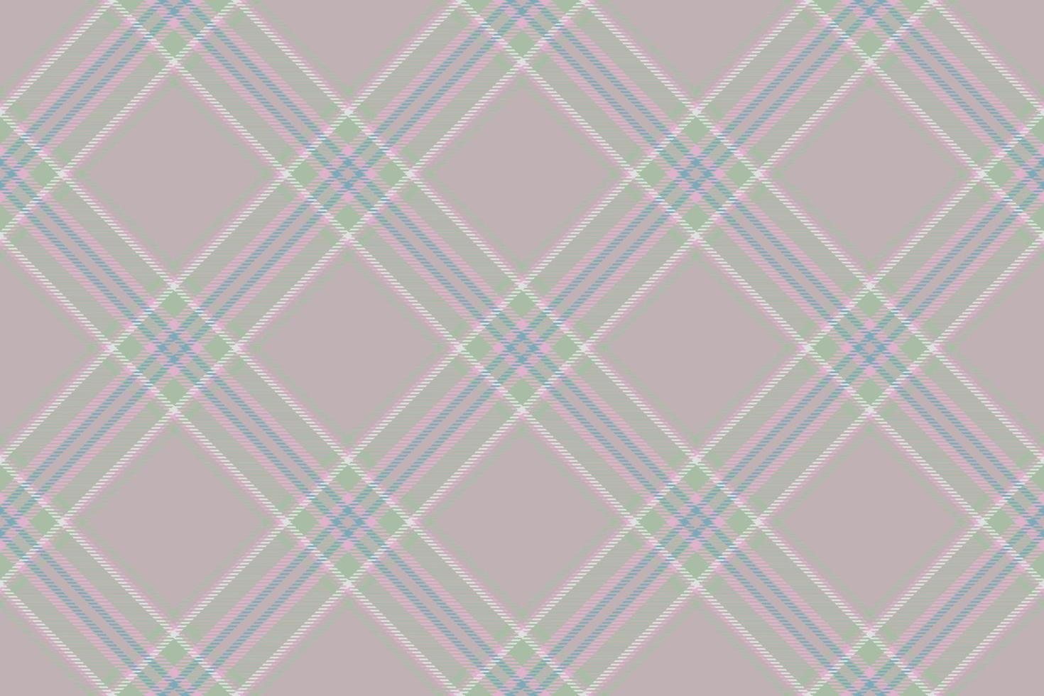 Tartan plaid background, diagonal check seamless pattern. Vector fabric texture for textile print, wrapping paper, gift card, wallpaper.