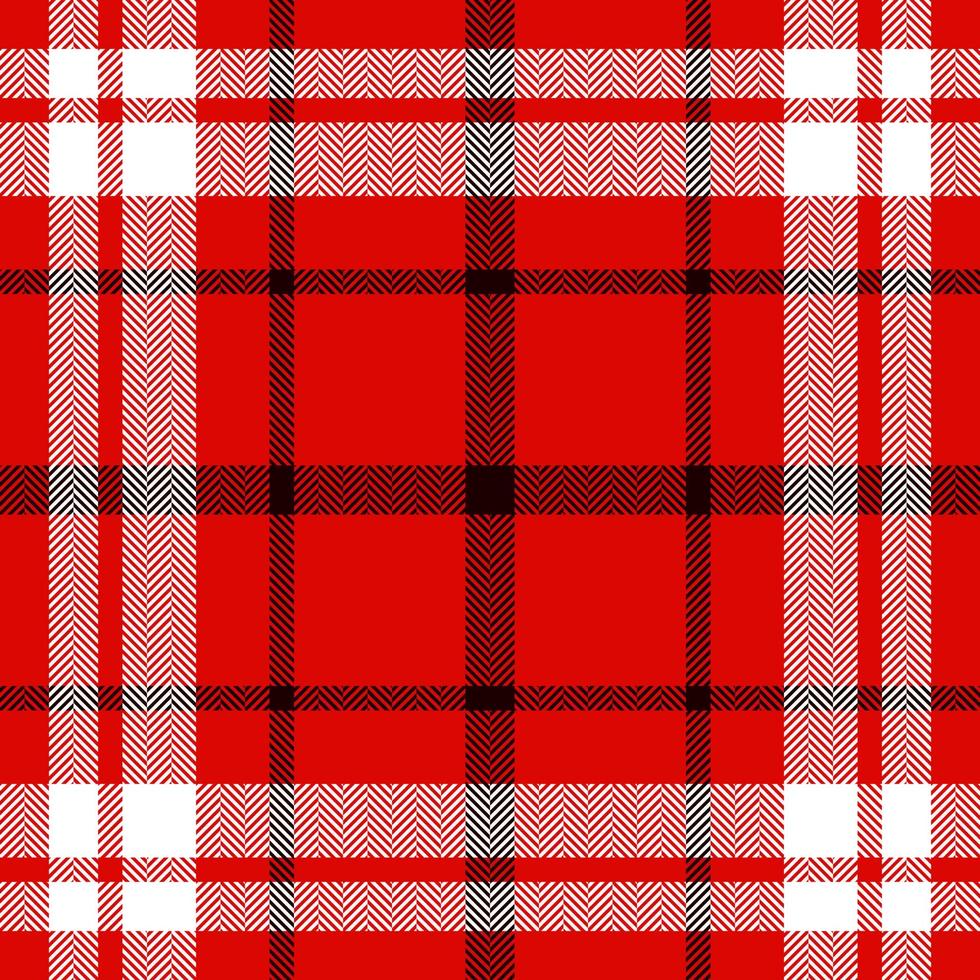 Plaid check pattern. Seamless fabric texture. Tartan textile print. vector