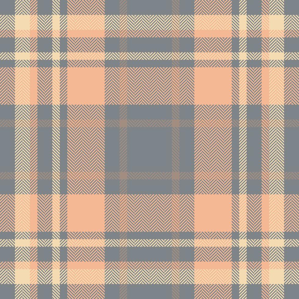 Plaid check pattern. Seamless fabric texture. Tartan textile print. vector