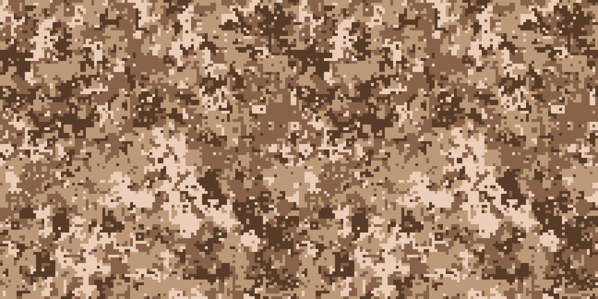 Pixel camouflage for a soldier army uniform. Modern camo fabric design. Digital military vector background.