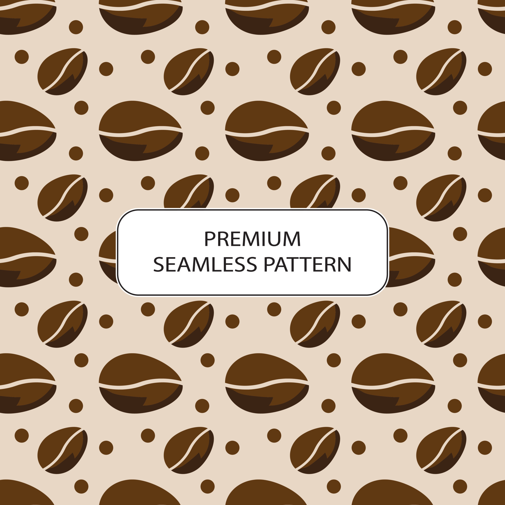 coffee bean seamless pattern abstract premium vector design 11117051