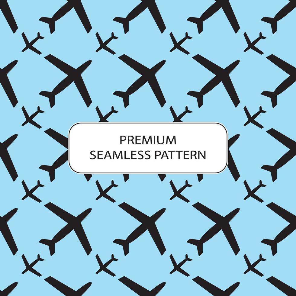 air plane seamless pattern abstract premium vector design