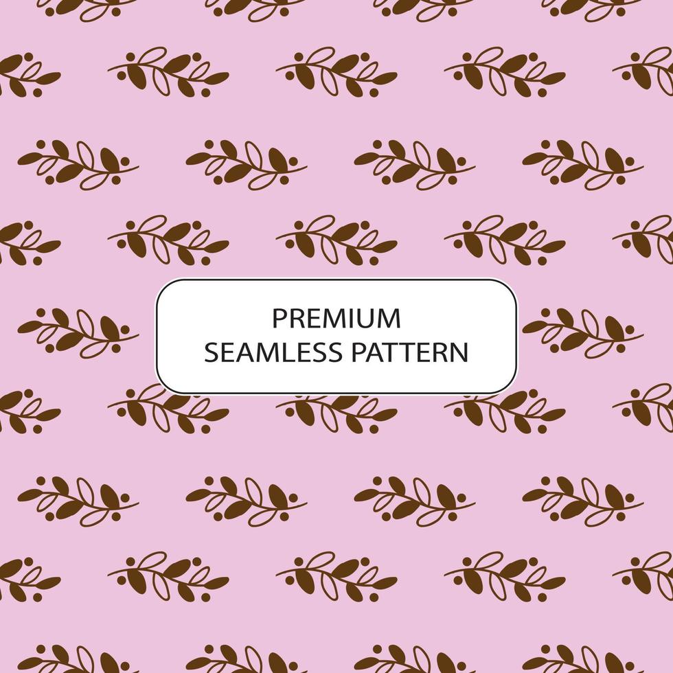 floral seamless pattern abstract premium vector design