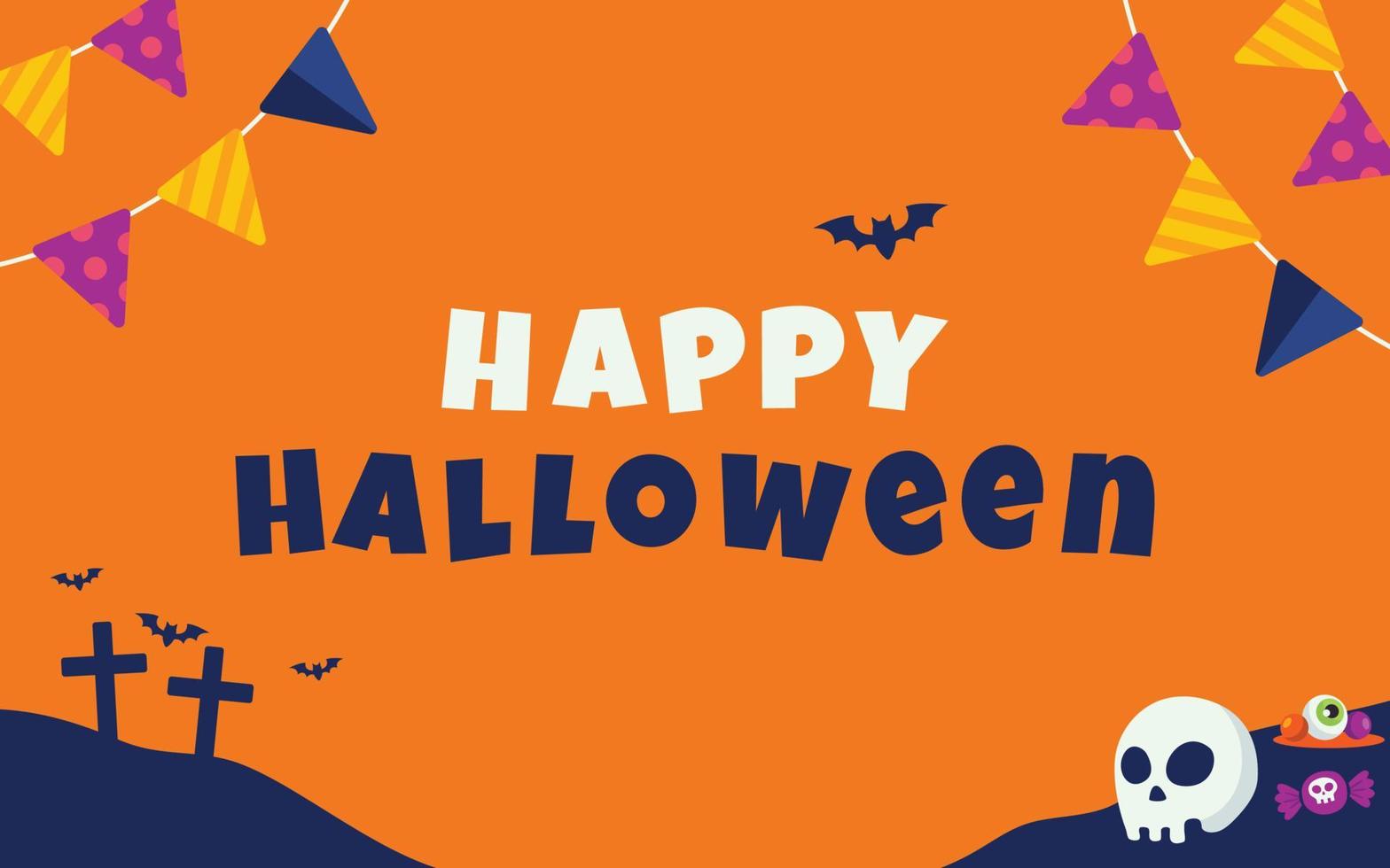 Happy Halloween background vector