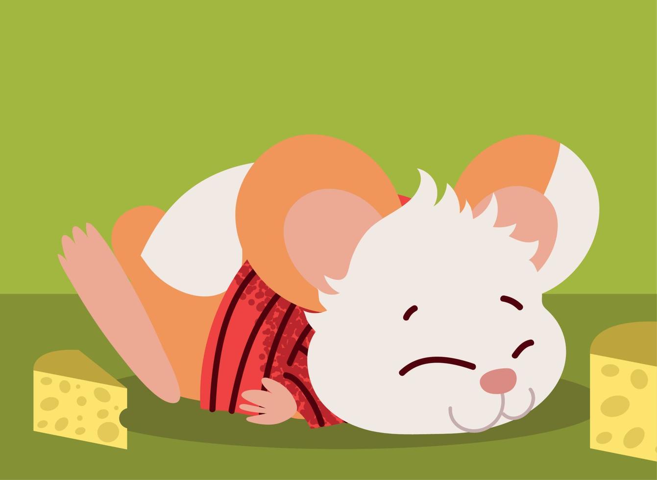 cute little mouse vector