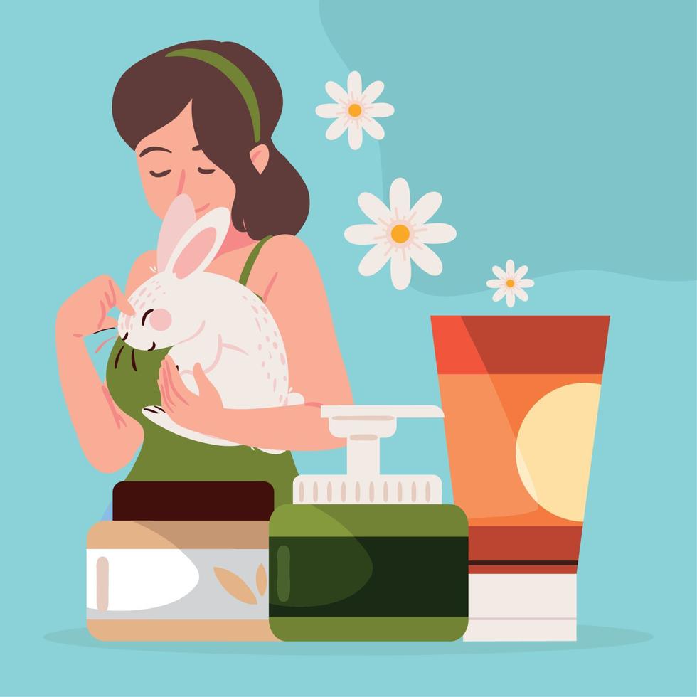 cruelty free, image vector